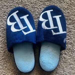 Blue Tampa Bay Rays Mens Slippers